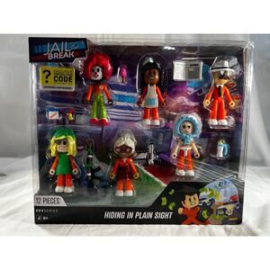 Jail Break Devseries 12pcs Action Figures Hiding in Plain Sight Virtual Code NEW